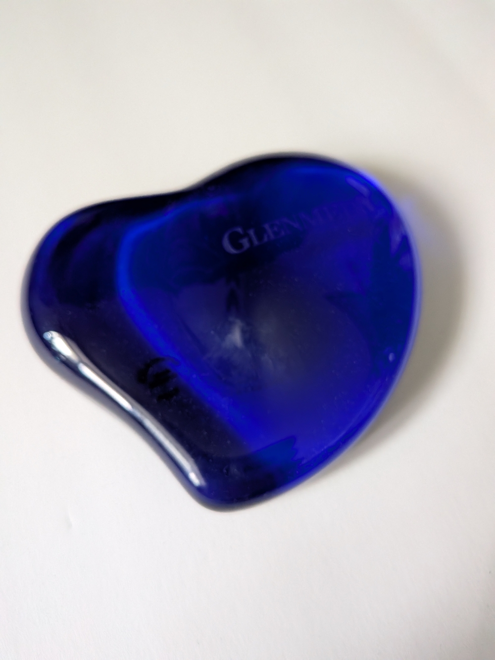 Tiffany & Co. Cobalt Blue Heart Paperweight